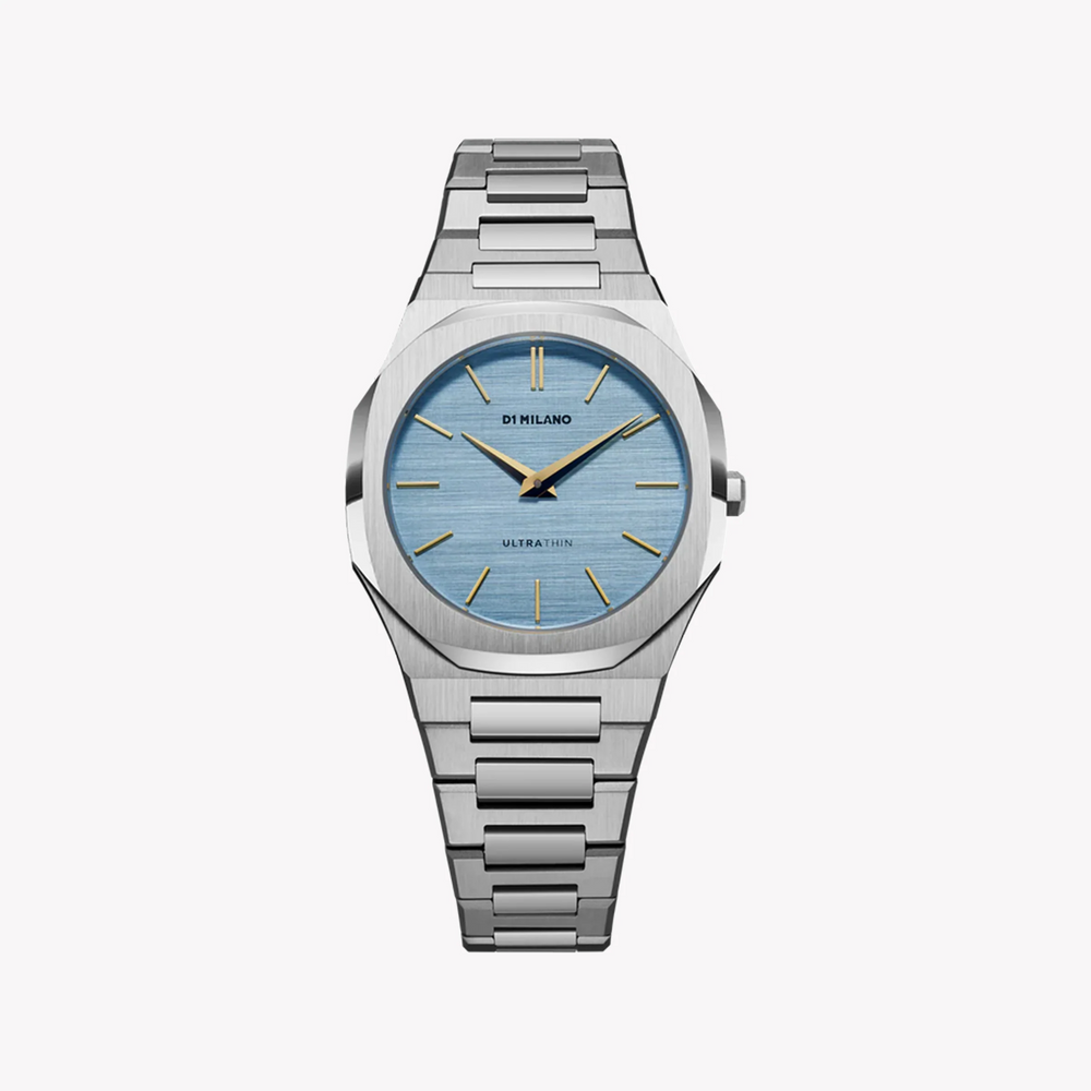 D1 MILANO Unisex Stainless Steel Blue Dial Watch | D1-UTBL17 by i-watch