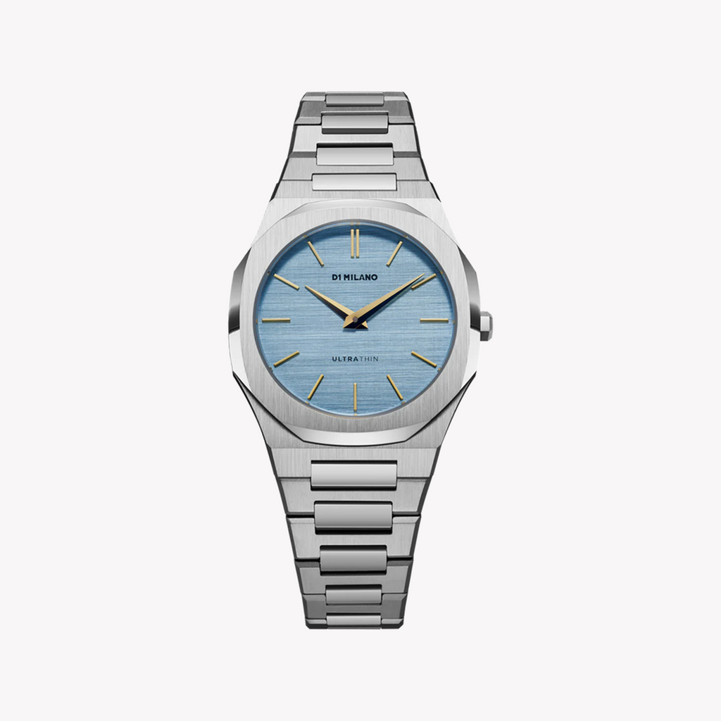 D1 MILANO Unisex Stainless Steel Blue Dial Watch | D1-UTBL17