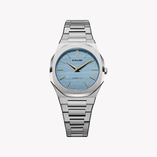 D1 MILANO Unisex Stainless Steel Blue Dial Watch | D1-UTBL17