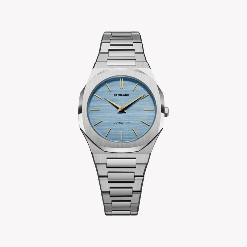 D1 MILANO Unisex Stainless Steel Blue Dial Watch | D1-UTBL17 by i-watch
