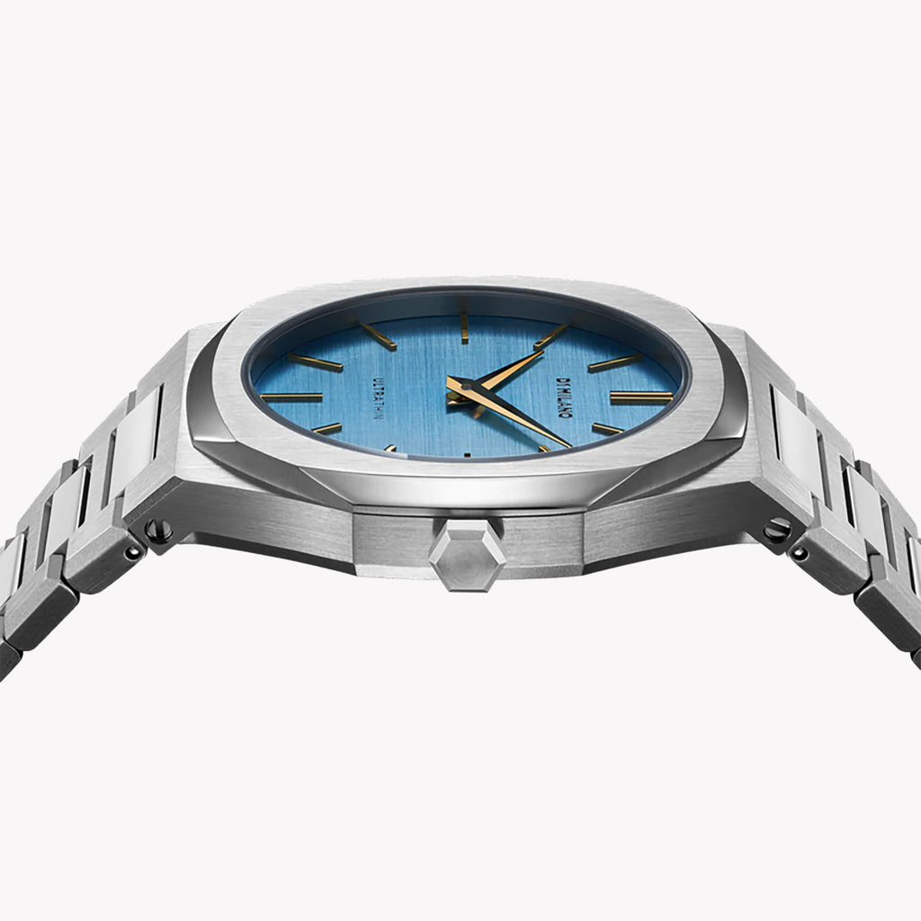 D1 MILANO Unisex Stainless Steel Blue Dial Watch | D1-UTBL17