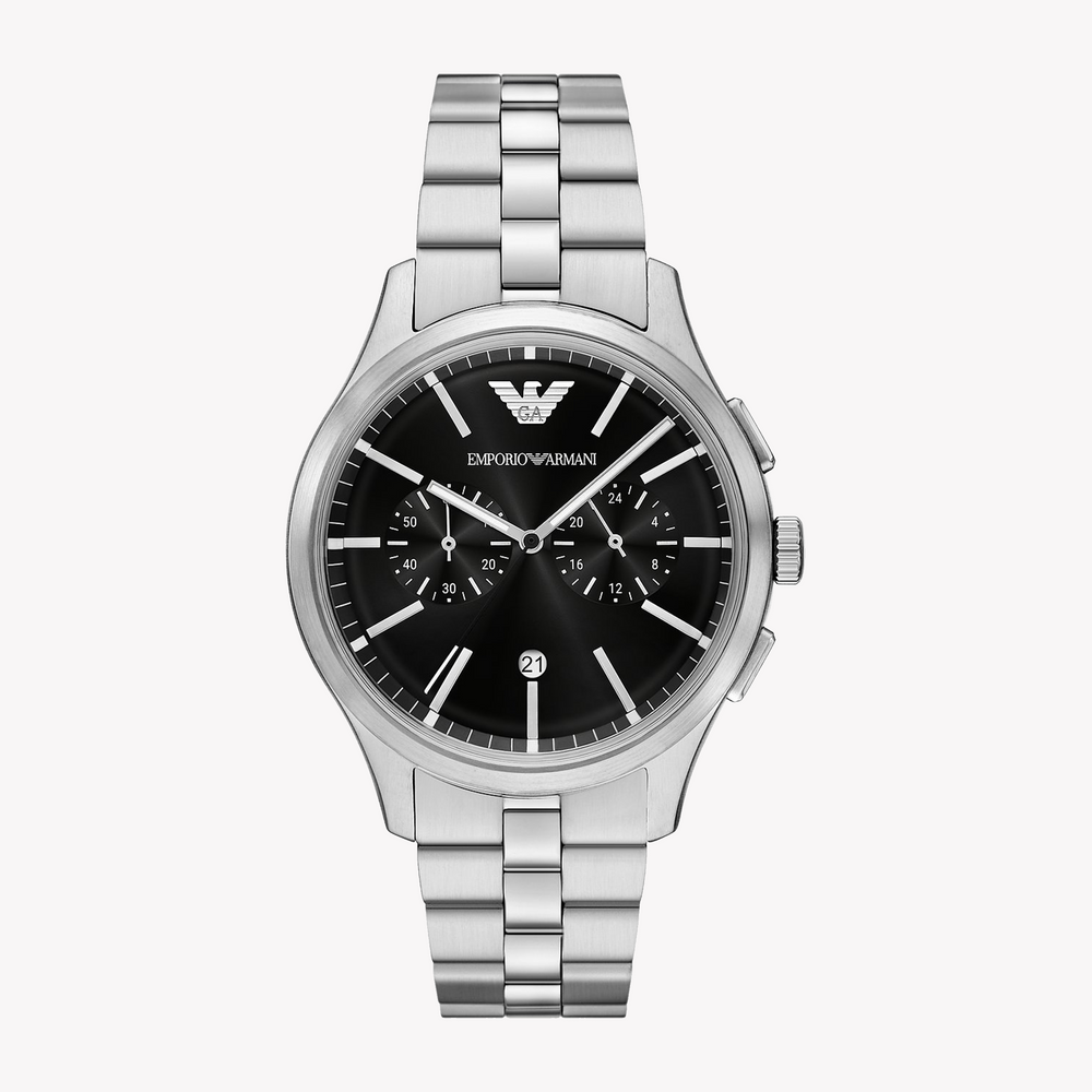 Emporio Armani Men's Stainless Steel Black Dial Watch | AR11691 by i-watch