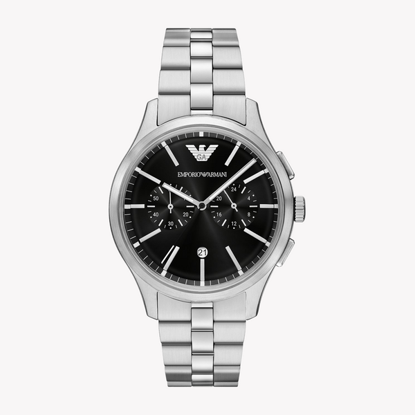 Emporio Armani Men's Stainless Steel Black Dial Watch | AR11691 by i-watch