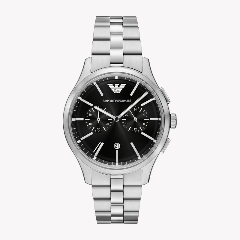 Emporio Armani Men's Stainless Steel Black Dial Watch | AR11691 by i-watch