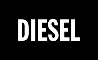 DIESEL logo on black background