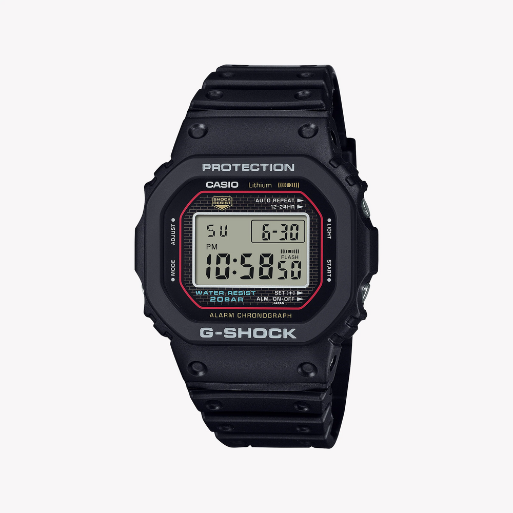 CASIO G-SHOCK Men's Black Resin Watch | DW-5000R-1AER by i-watch