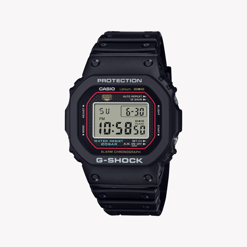 CASIO G-SHOCK Men's Black Resin Watch | DW-5000R-1AER
