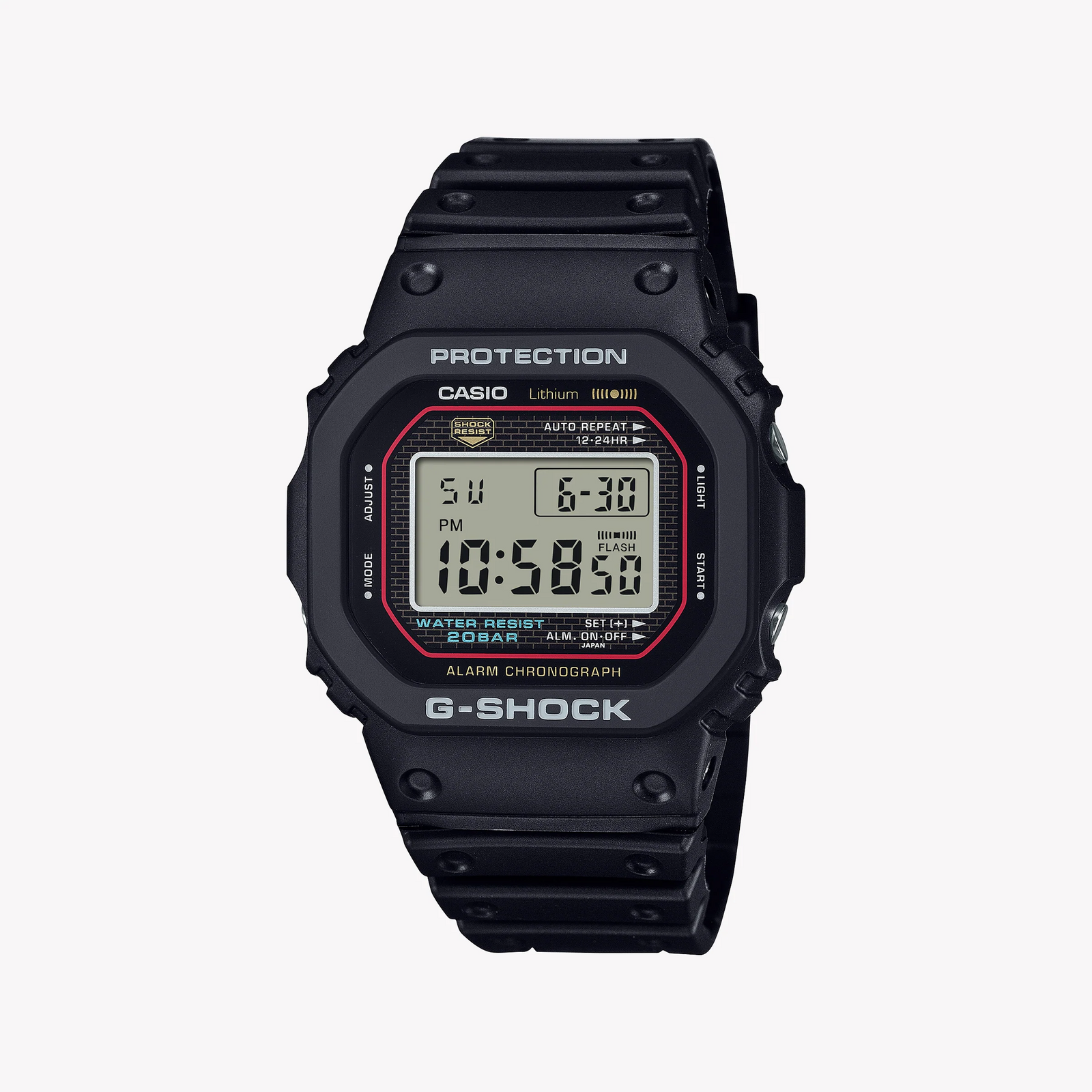 CASIO G-SHOCK Men's Black Resin Watch | DW-5000R-1AER by i-watch