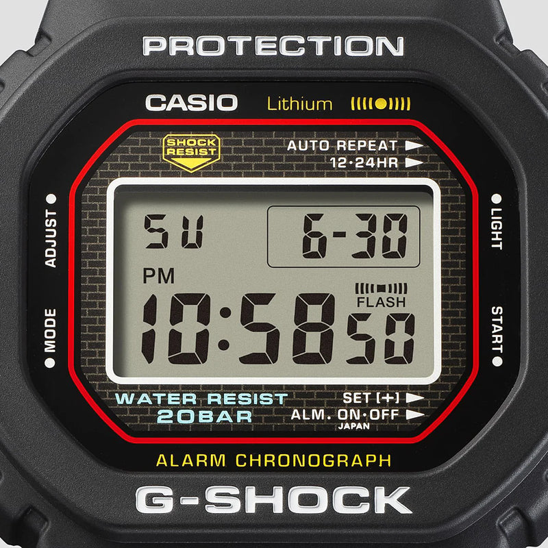 CASIO G-SHOCK Men's Black Resin Watch | DW-5000R-1AER by i-watch
