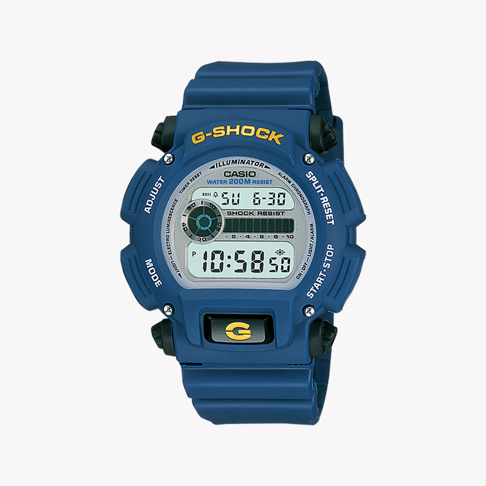 Casio G-Shock Dw-9052-2v - Tough & Sporty Adventure Watch With Blue Resin BAnd and Dynamic Features by i-watch