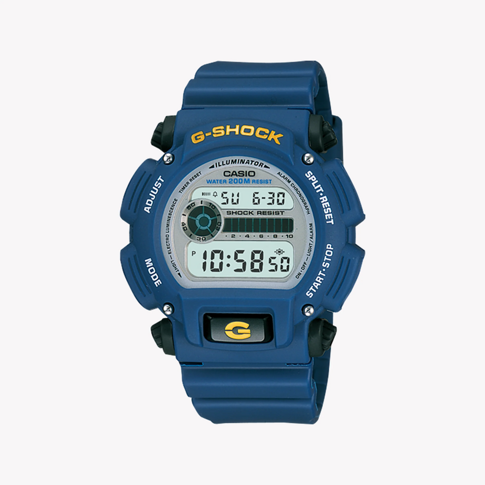 Casio G-Shock Dw-9052-2v - Tough & Sporty Adventure Watch With Blue Resin BAnd and Dynamic Features by i-watch