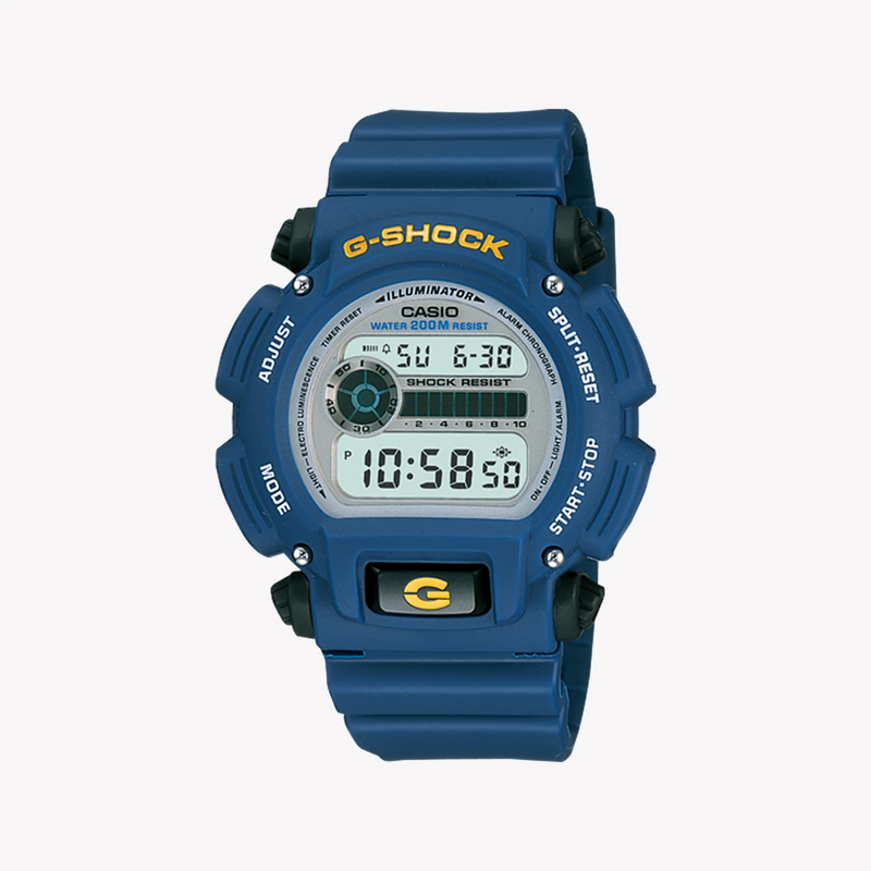 Casio G-Shock Dw-9052-2v - Tough & Sporty Adventure Watch With Blue Resin BAnd and Dynamic Features by i-watch