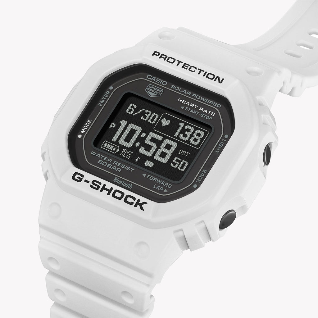Casio G-Shock Men's White Resin Watch, Digital Display | Dw-H5600-7er