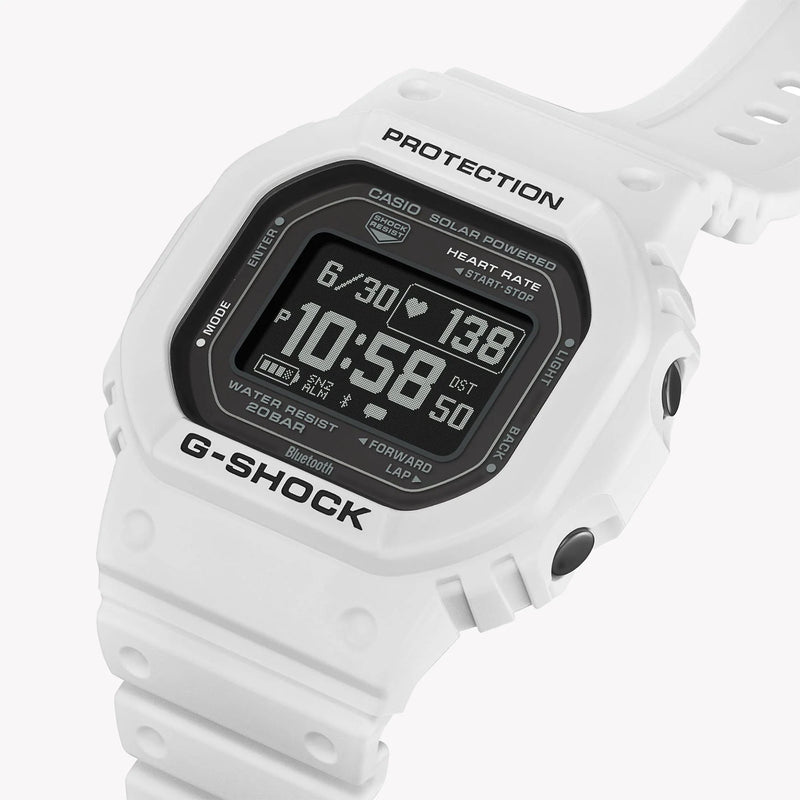Casio G-Shock Men's White Resin Watch, Digital Display | Dw-H5600-7er by i-watch