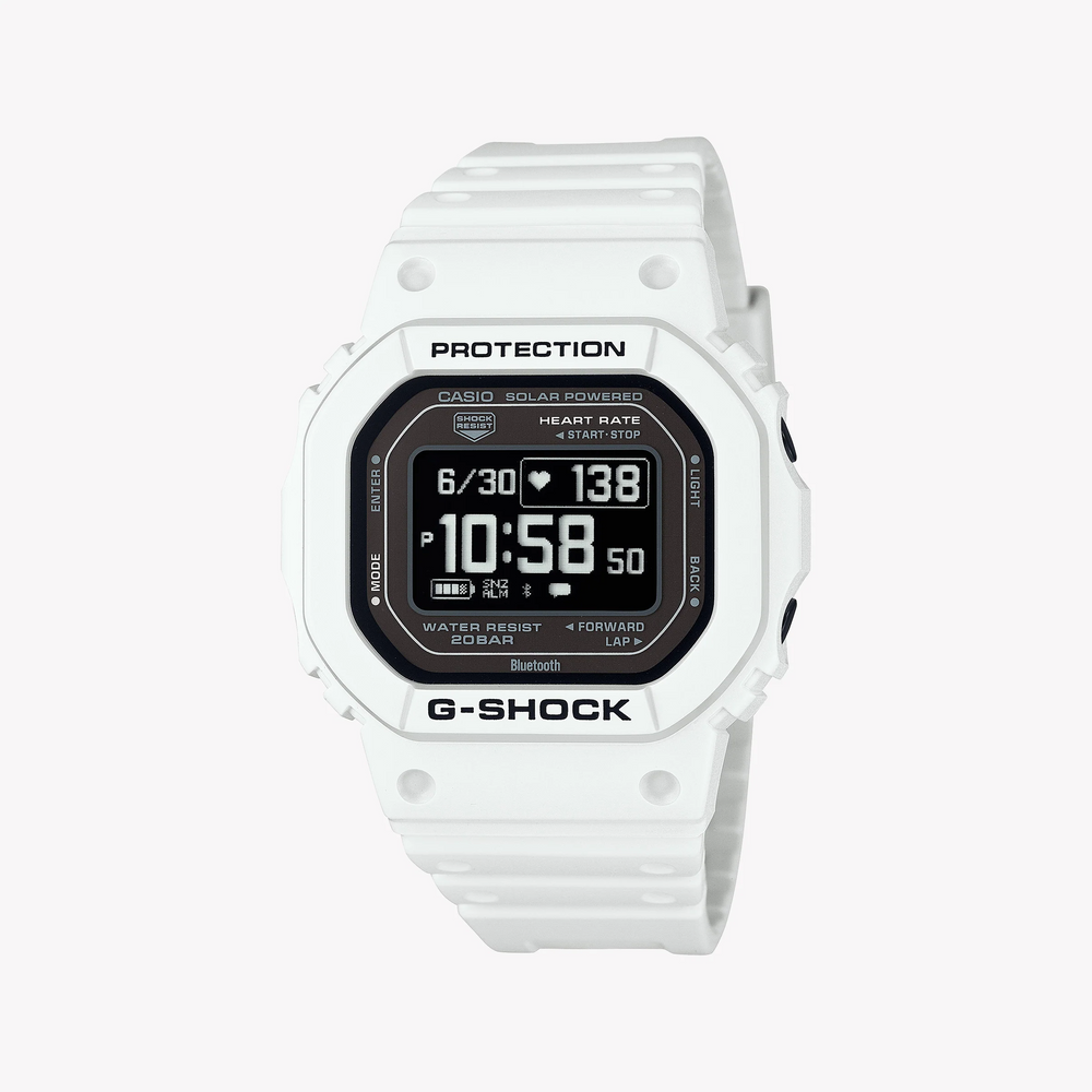 Casio G-Shock Men's White Resin Watch, Digital Display | Dw-H5600-7er by i-watch