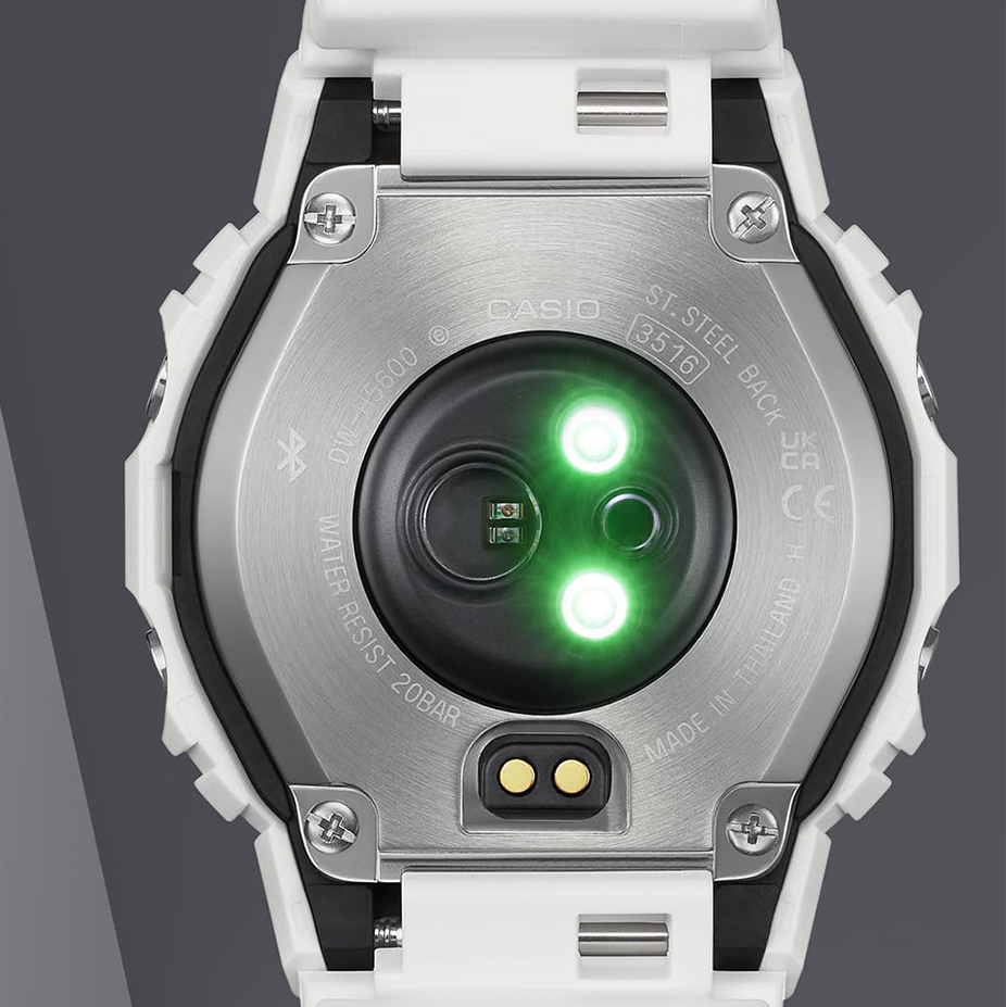 Casio G-Shock Men's White Resin Watch, Digital Display | Dw-H5600-7er