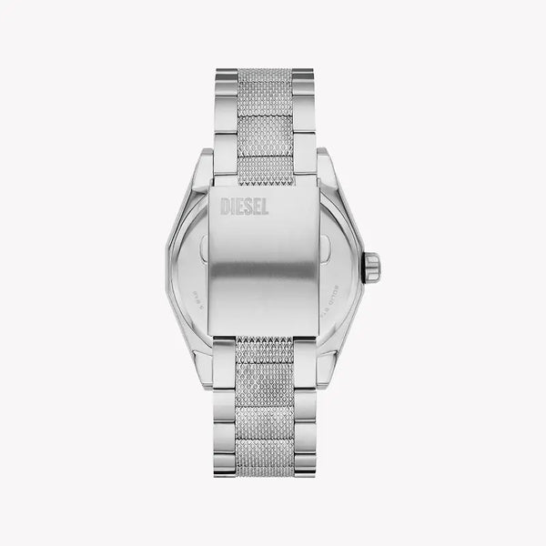 Diesel Men's Silver Stainless Steel Watch, Black Dial | Dz2172 by i-watch
