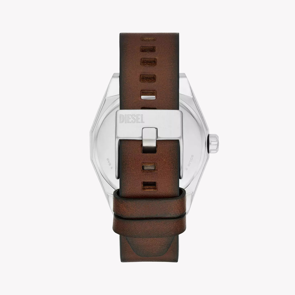 Diesel Men's Stainless Steel/Brown, Blue | Dz2174