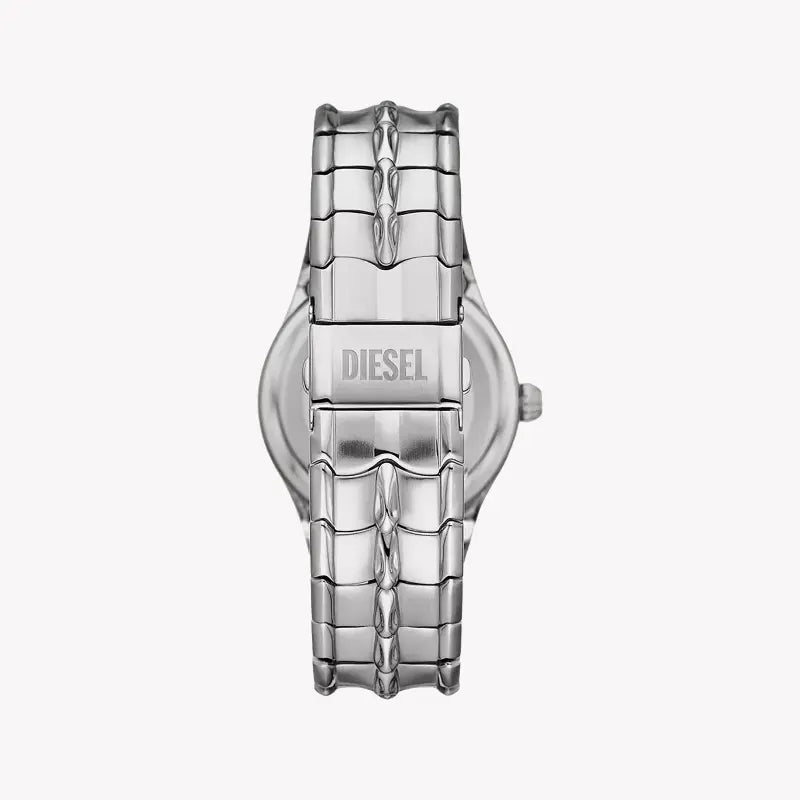 Diesel Men's Silver Watch, Blue Dial | Dz2200