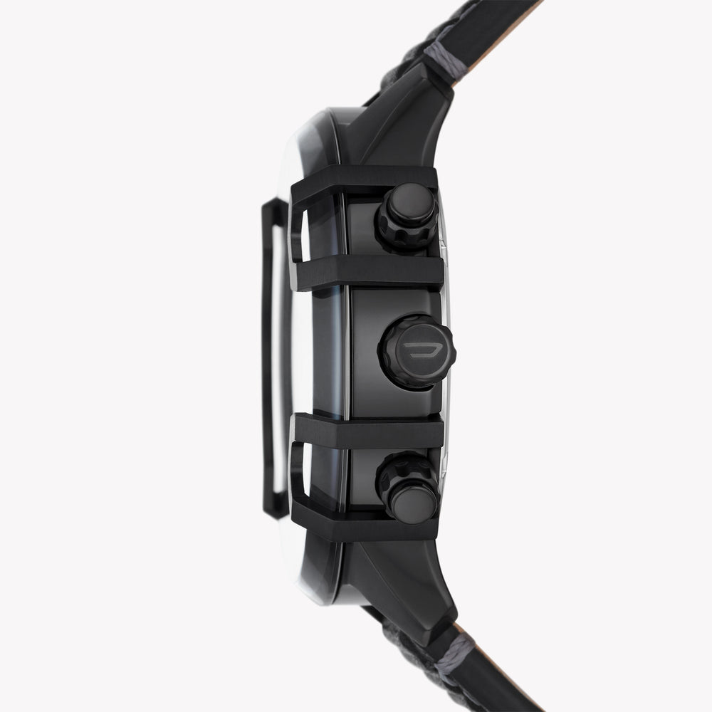 Griffed Chronograph Leather Watch