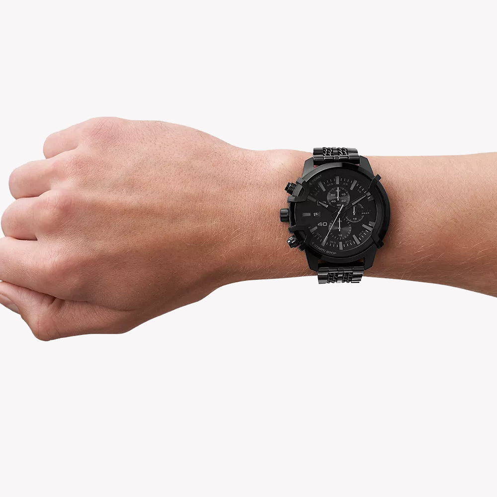 Diesel Men's Black Stainless Steel Watch | Dz4579