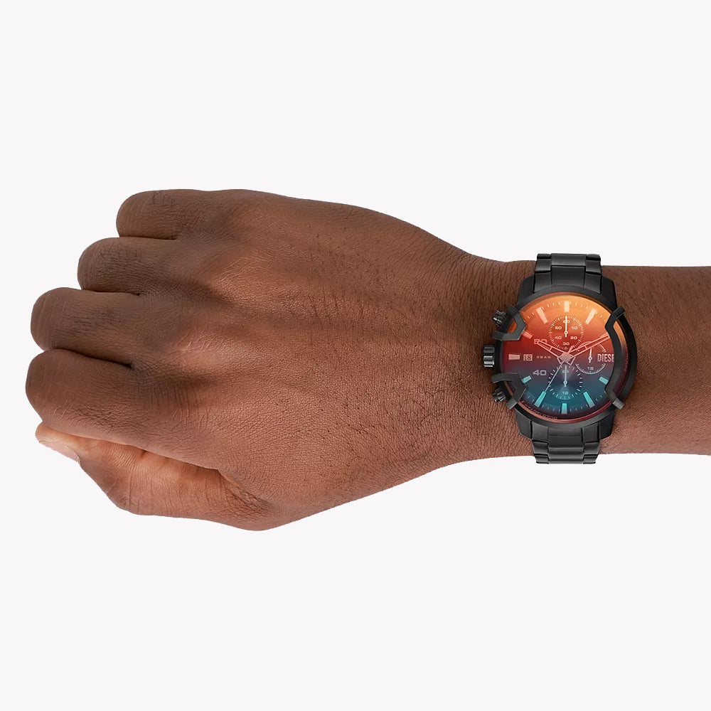 Diesel Men's Stainless Steel Black, Multicolor | Dz4605