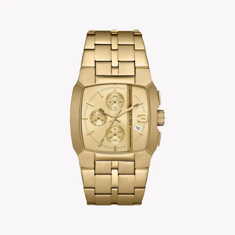 Diesel Men's Gold Stainless Steel Watch, Gold Dial | Dz4639 by i-watch