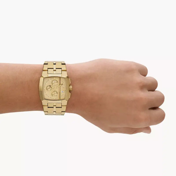 Diesel Men's Gold Stainless Steel Watch, Gold Dial | Dz4639 by i-watch