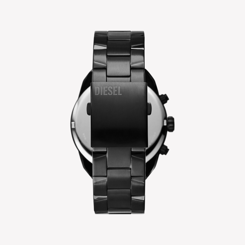 Diesel Spiked Chronograph Black Stainless Steel Men's Watch DZ4644