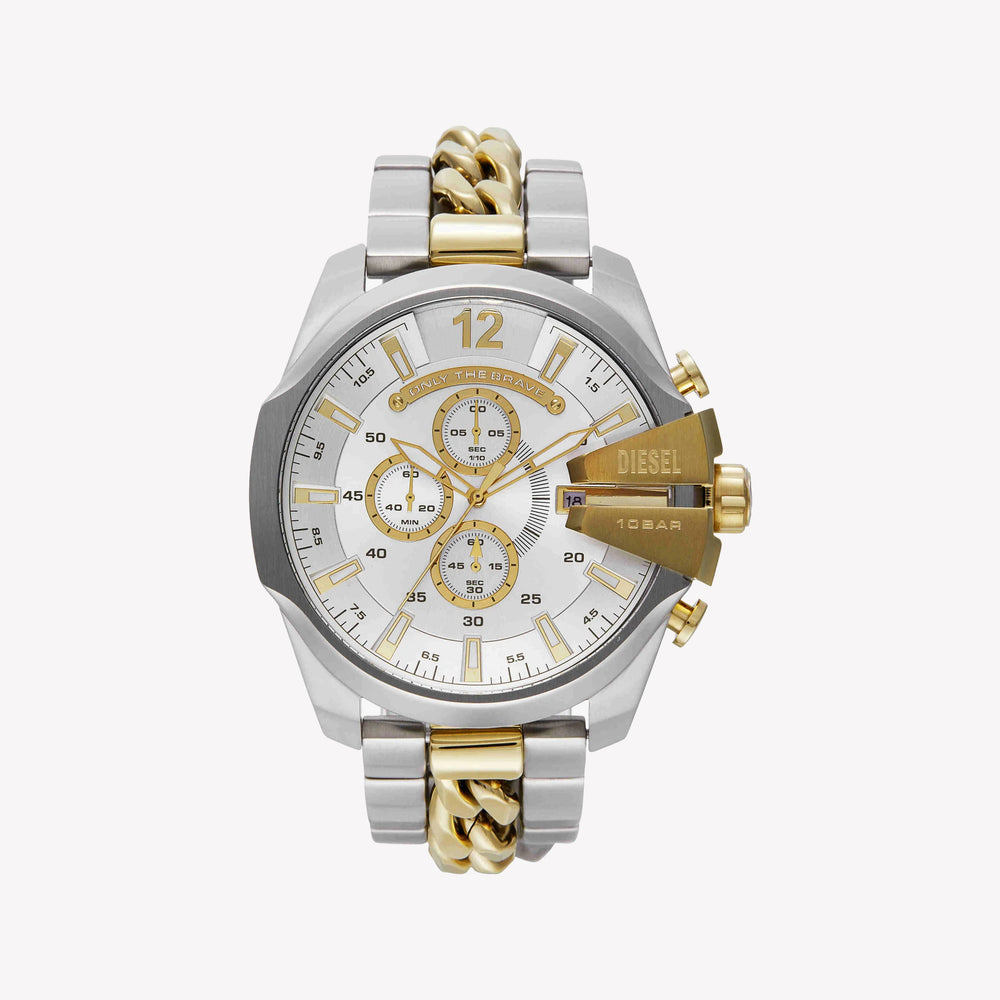 DIESEL Mega Chief Multicolor Chronograph Stainless Steel Watch DZ4672