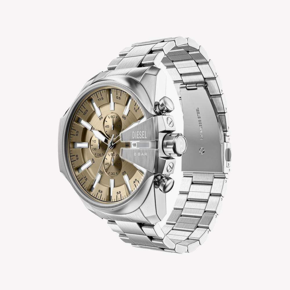 Diesel Men's Mega Chief Slim Chronograph Stainless Steel Watch DZ4702