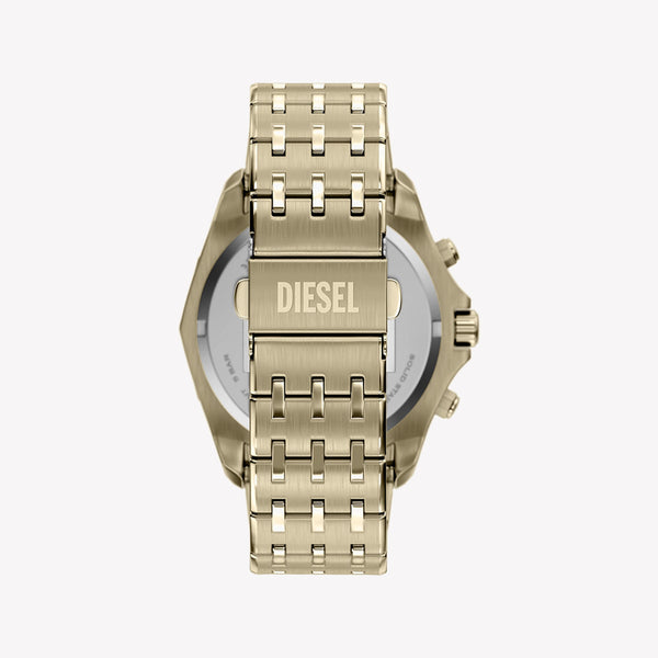 Diesel Stinger Round Gold Dial Stainless Steel Watch DZ4707