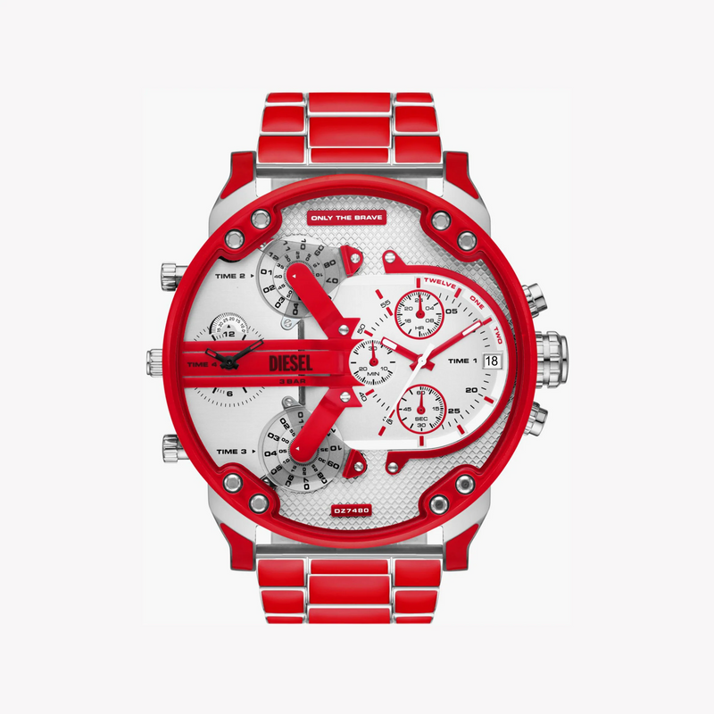 Diesel Men's Stainless Steel Red Watch | Dz7480 by i-watch