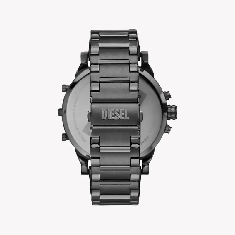 Diesel Men's Black Stainless Steel Watch, Black Dial | Dz7484