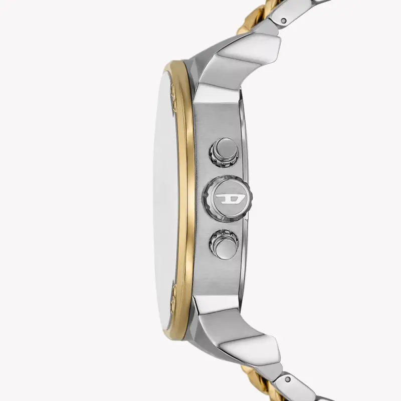 Diesel Men's Silver & Gold Watch, Stainless Steel | Dz7486