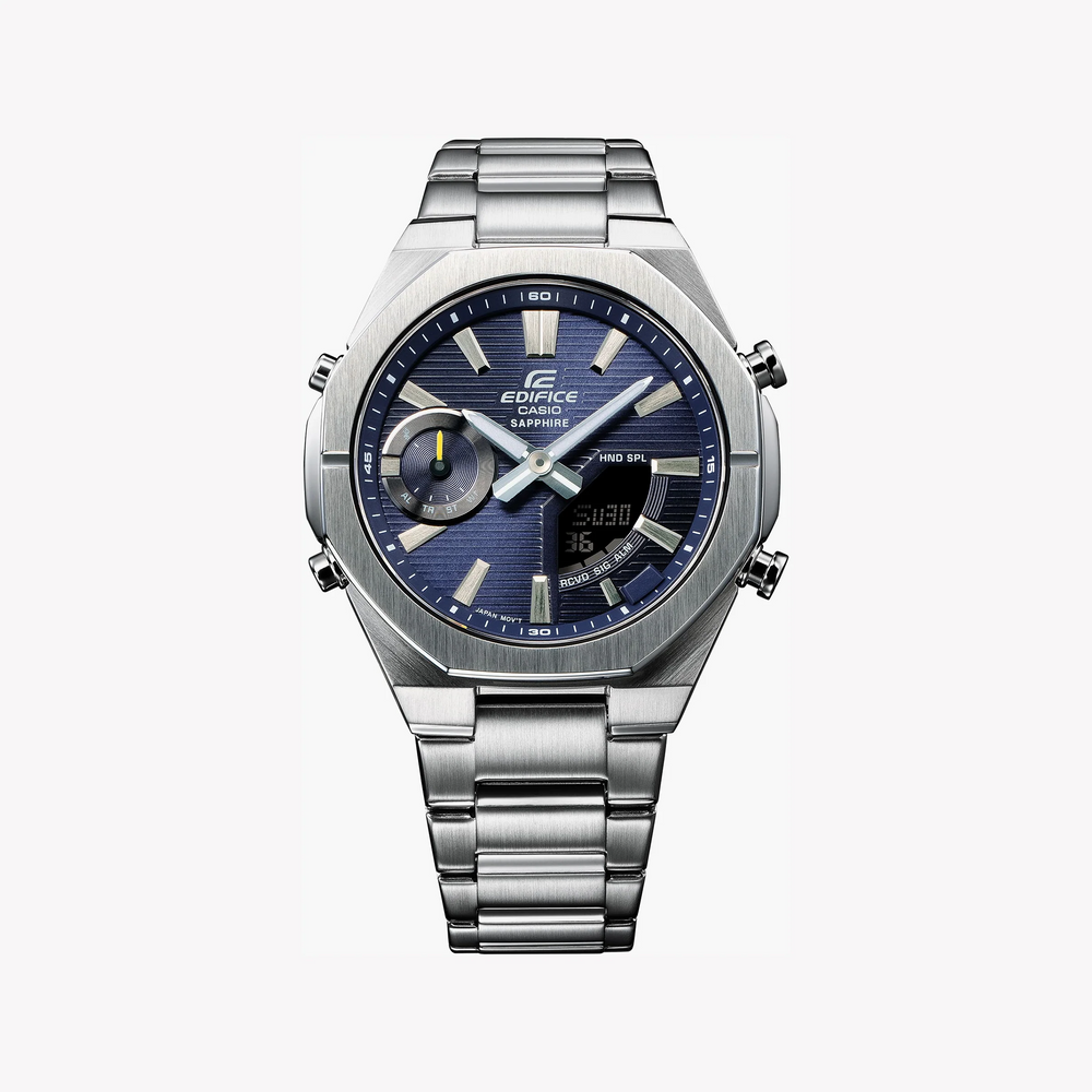 Casio Men's Silver Stainless Steel Watch | Ecb-S10d-2aef by i-watch