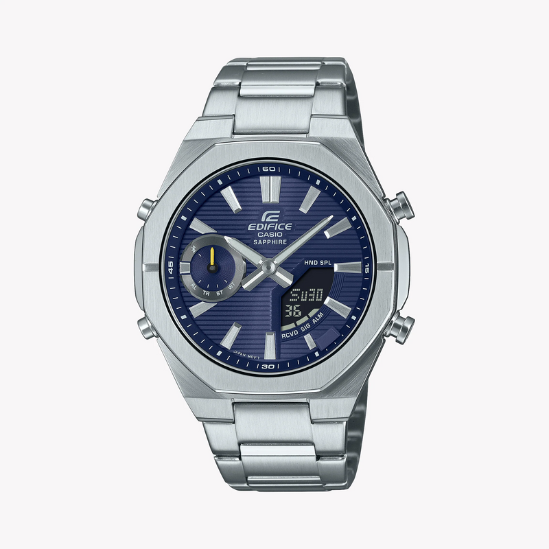 Casio Men's Silver Stainless Steel Watch | Ecb-S10d-2aef by i-watch