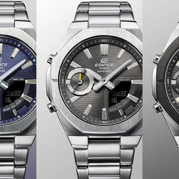 Casio Men's Silver Stainless Steel Watch | Ecb-S10d-2aef by i-watch