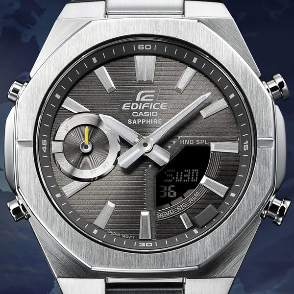 Casio Men's Silver Stainless Steel | Ecb-S10d-8aef by i-watch