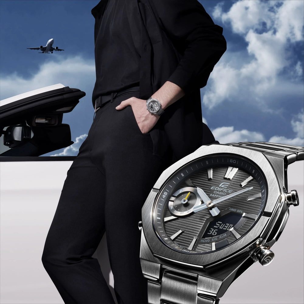 Casio Men's Silver Stainless Steel | Ecb-S10d-8aef by i-watch