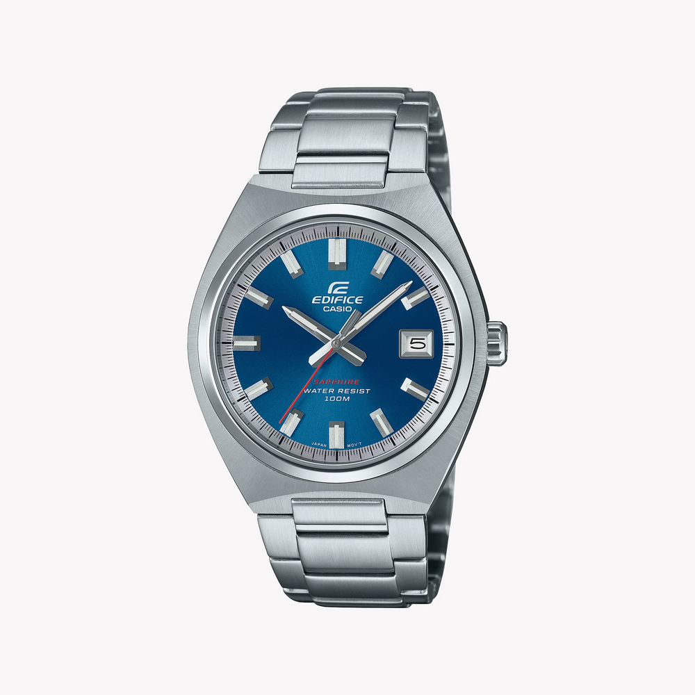Casio Men's Stainless Steel, Blue/Silver | Efb-109d-2avef by i-watch