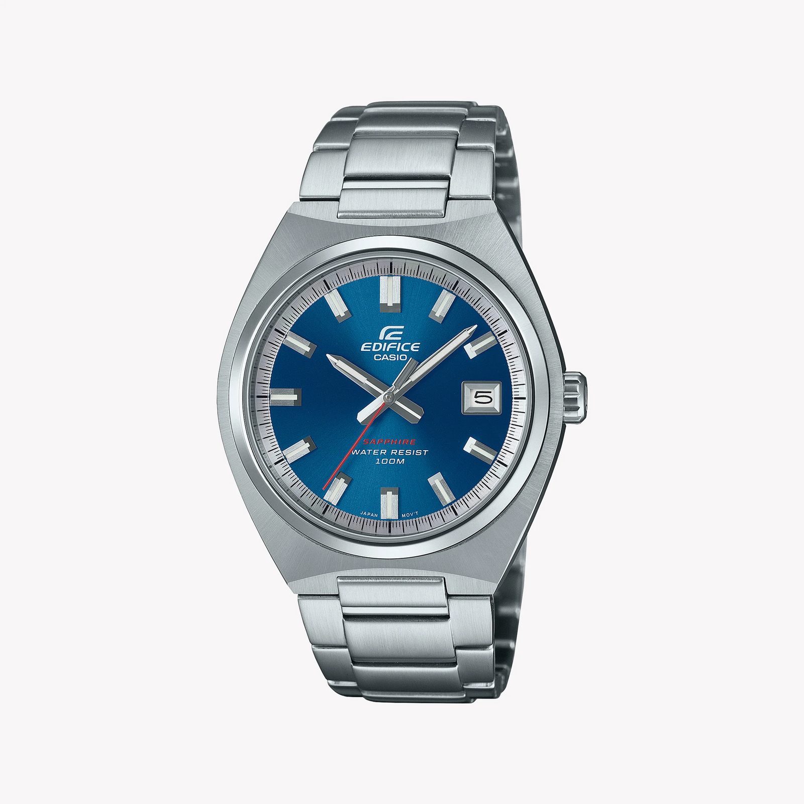 Casio Men's Stainless Steel, Blue/Silver | Efb-109d-2avef by i-watch