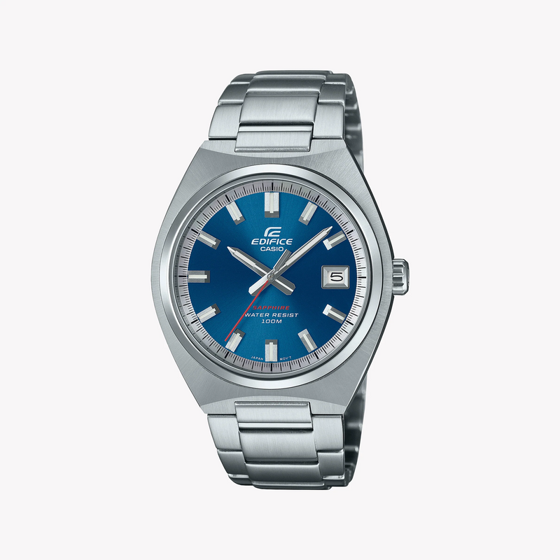 Casio Men's Stainless Steel, Blue/Silver | Efb-109d-2avef by i-watch