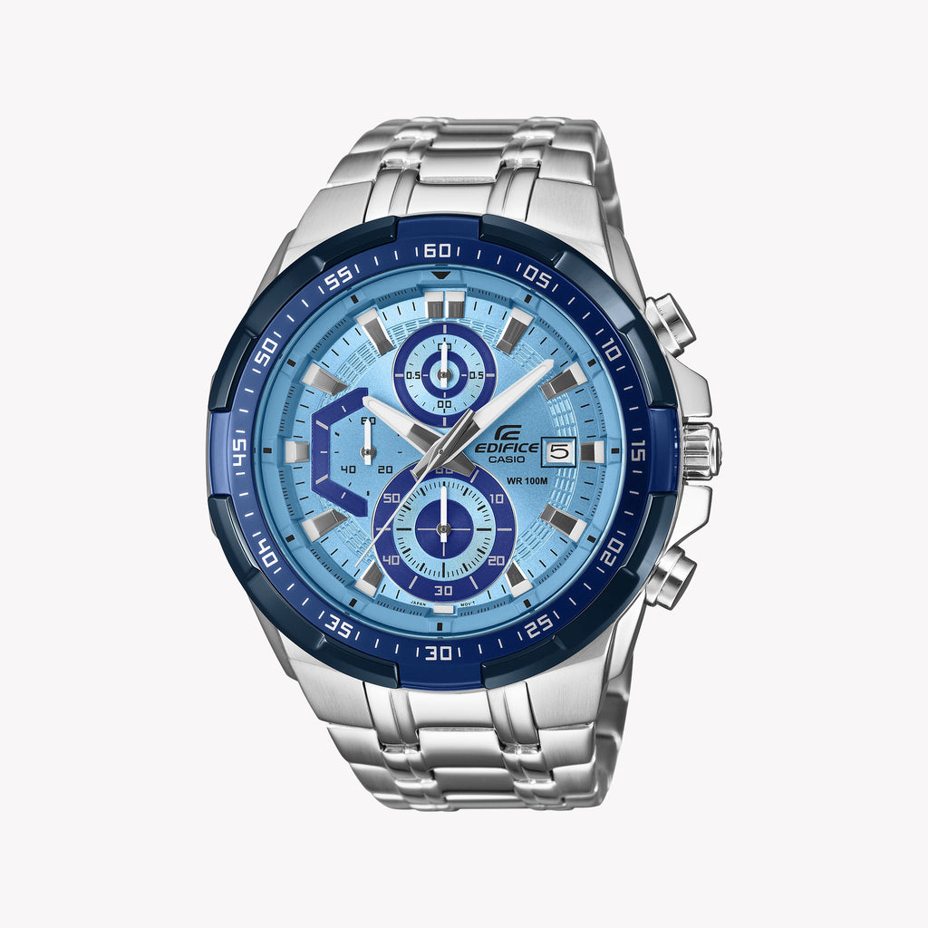 CASIO Men's Stainless Steel Blue Dial Watch | EFR-539DE-2AVUEF