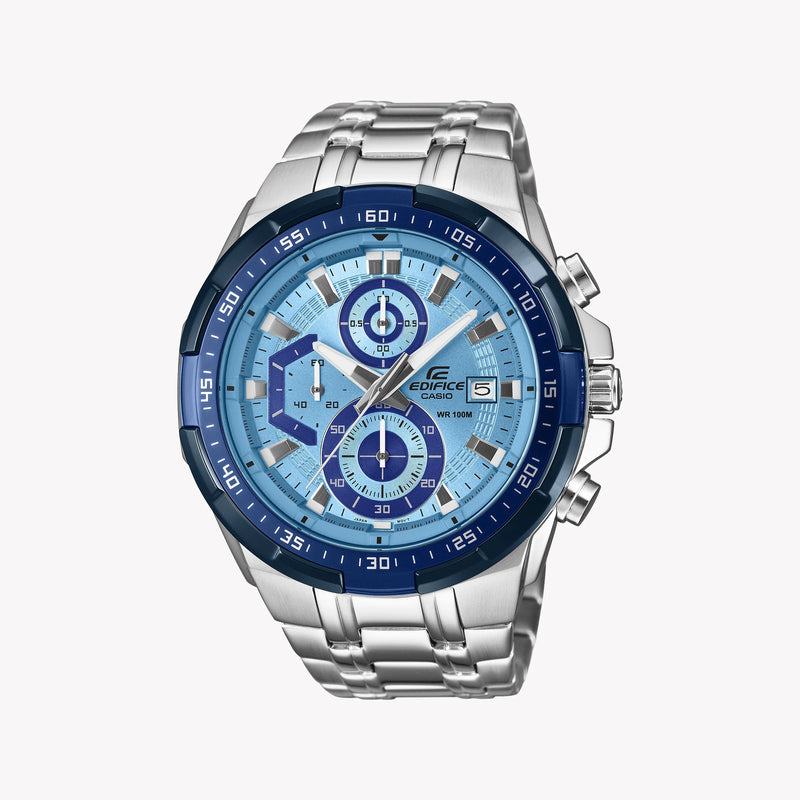 CASIO Men's Stainless Steel Blue Dial Watch | EFR-539DE-2AVUEF by i-watch