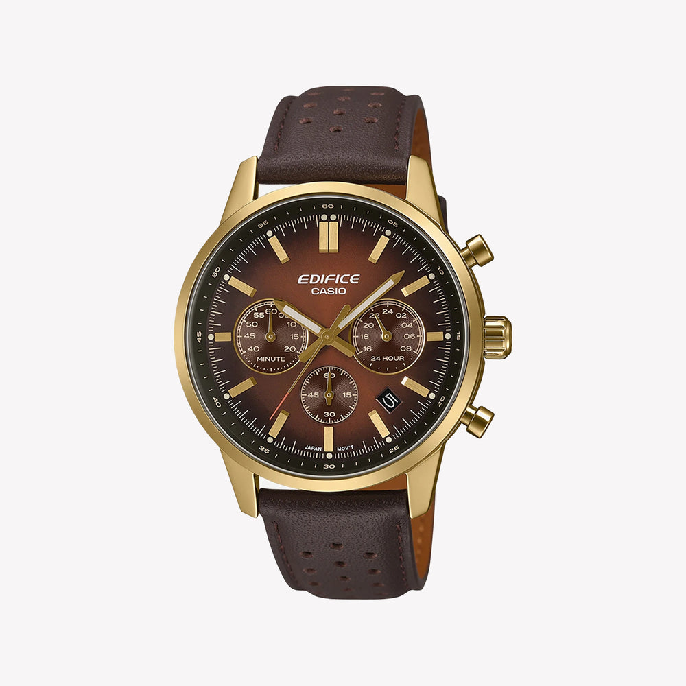 Casio Edifice EFR-575CL-5AEF Chronograph Watch with Brown Dial