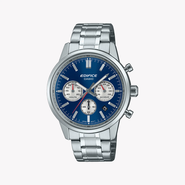 Casio Men's Silver Stainless Steel Watch | Efr-575d-2aef