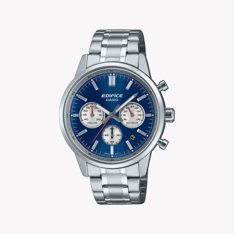 Casio Men's Silver Stainless Steel Watch | Efr-575d-2aef by i-watch