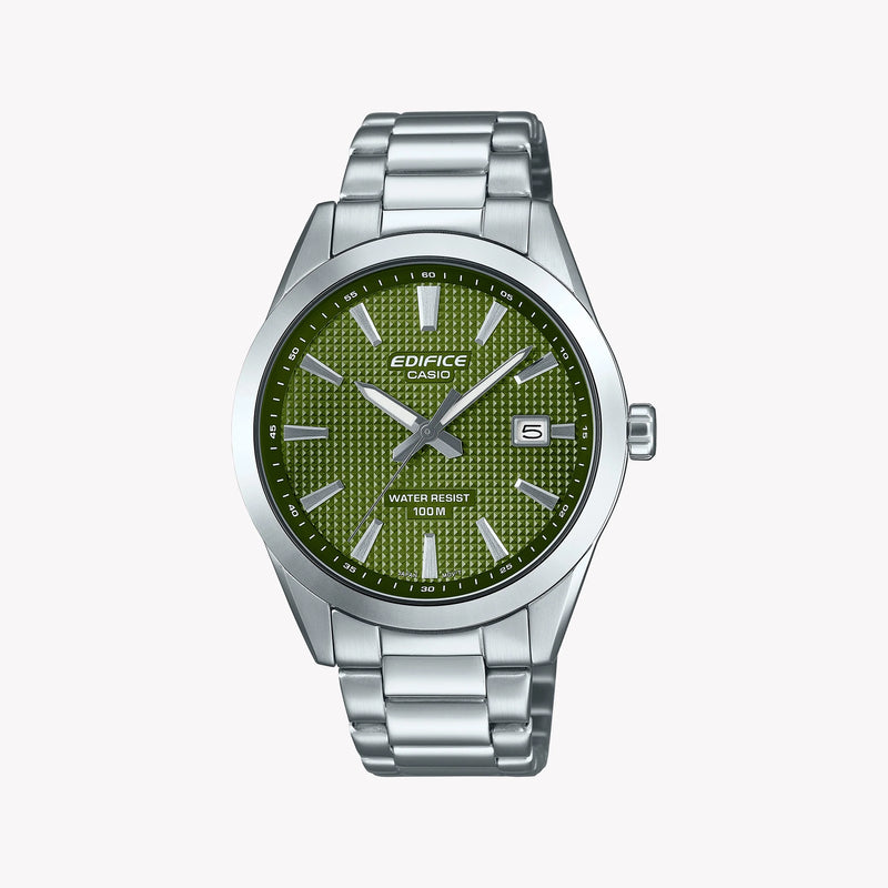 CASIO EDIFICE Men's Stainless Steel Green Dial | EFV-160D-3AVEF by i-watch