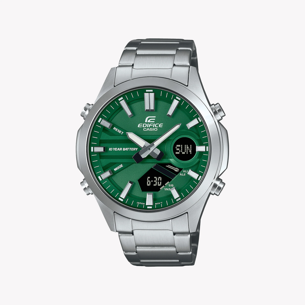 Casio Edifice Men's Stainless Steel, Green Dial | Efv-C120d-3aef by i-watch